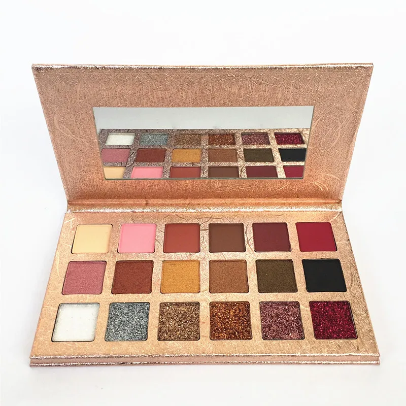 Летнее яркое тени для век Палитра матовая 18 Цвета мерцание осветление яркие
