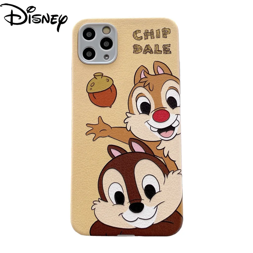 

Disney Chichididi Squirrel Phone Case for iPhone12mini/11promax/12pro/xs/xsmax/se/xr/7/8/7plus/8p cartoon couple phone cover