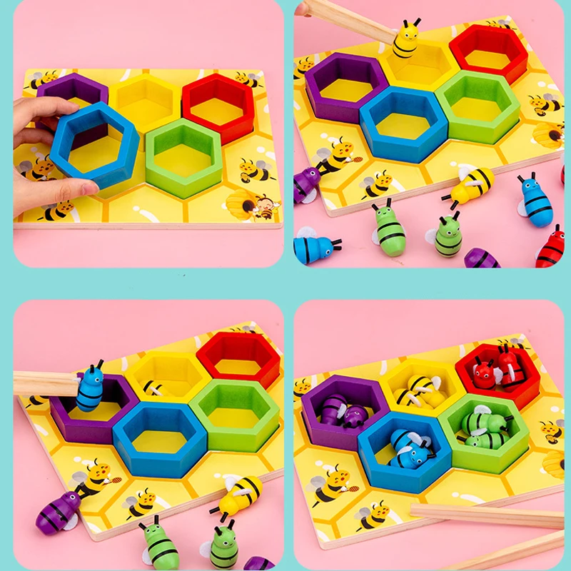 Лидер продаж деревянные развивающие игрушки Монтессори для раннего развития