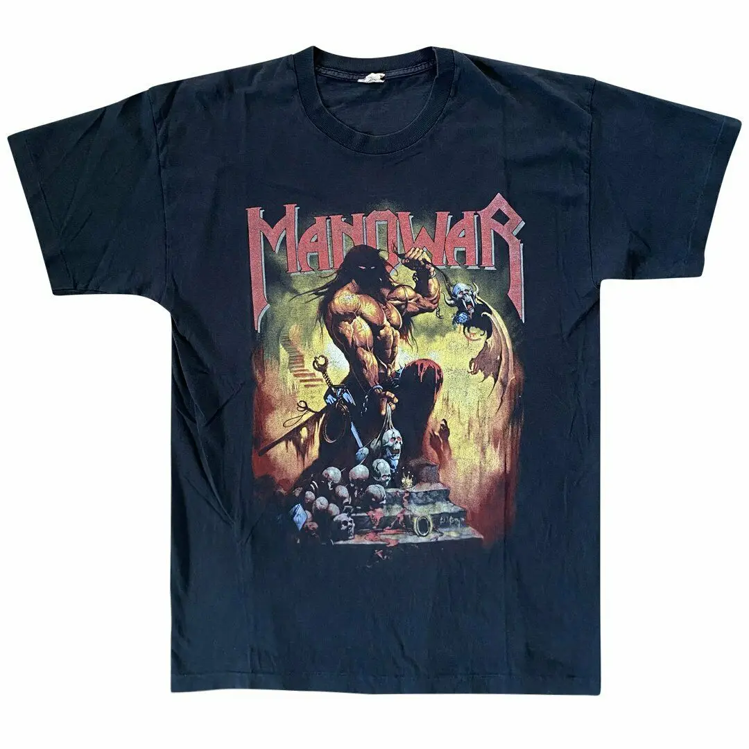 Винтажная футболка с изображением героев мультфильма Ад на колесах 1997 | Мужская