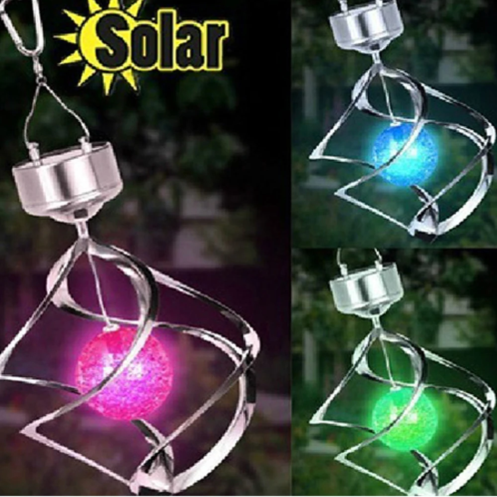 Солнечный ветряной свет солнечный светильник с музыкой домашний садовый на