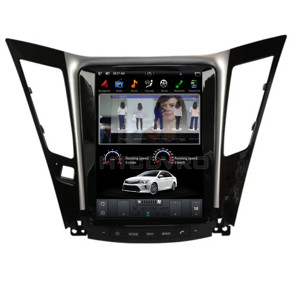 YMODVHT 10 4 дюйма Telsa стиль вертикальный экран четырехъядерный Android 7 1 2 Гб RAM