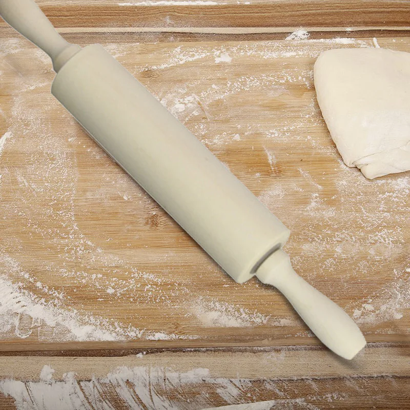 

Wooden Dough Rolling Pin Dumplings Cake Cookies Baking Tool Stick Kitchen Roller