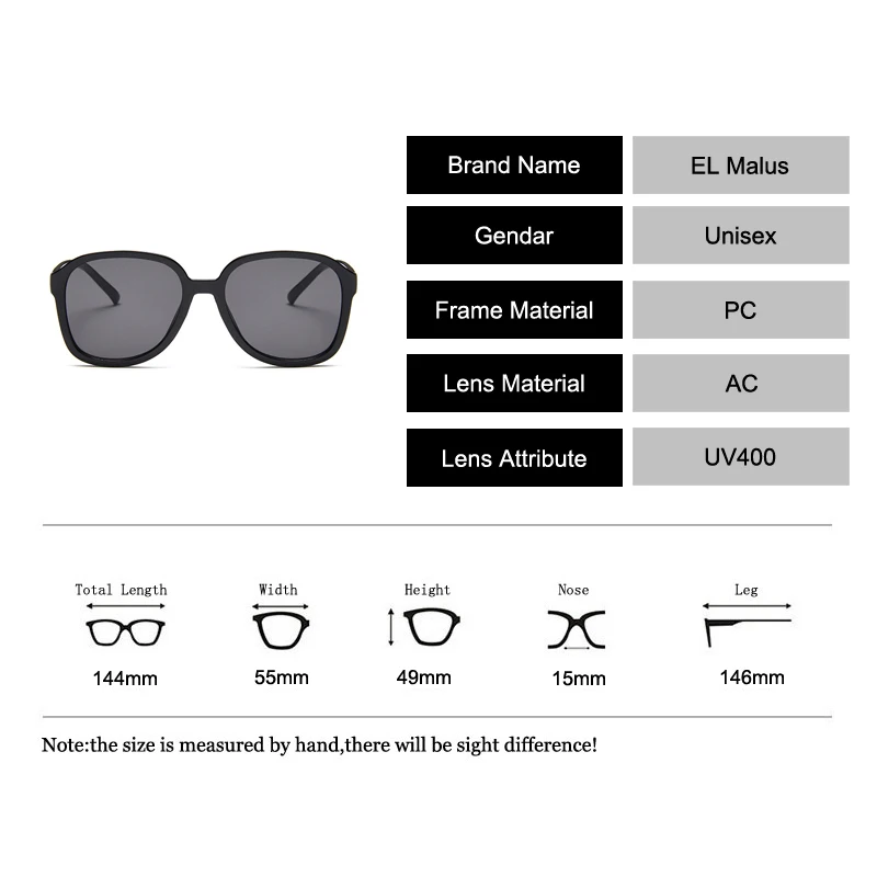 

Square Frame Sunglasses Men Women Tan Lens Red Frame UV400 Protection Eyewear Sexy Ladies Gafas de Sol