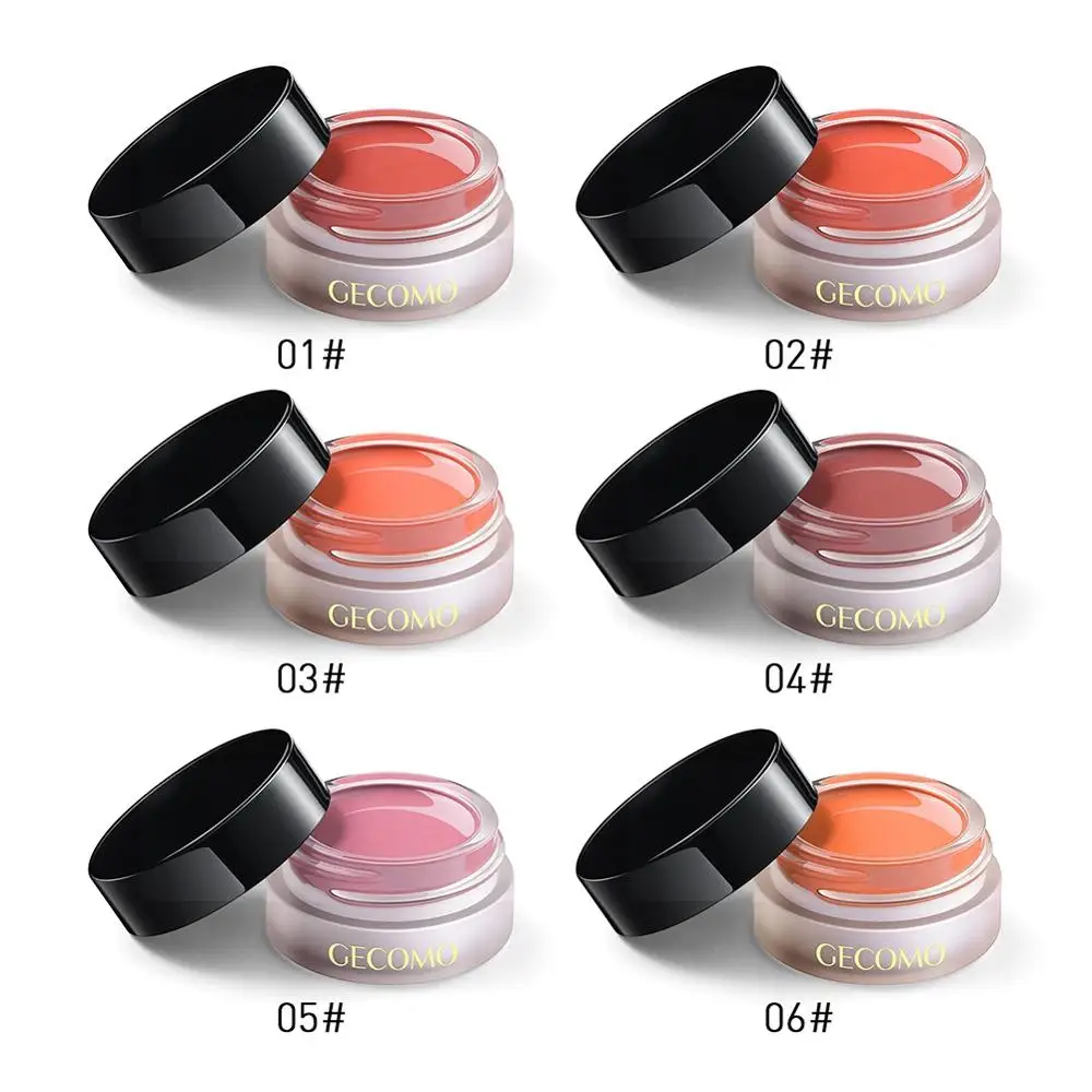 New Jelly Blush Long Lasting Shiny Brighten Makeup Effects Colorfast Jell Blush Cream Blush