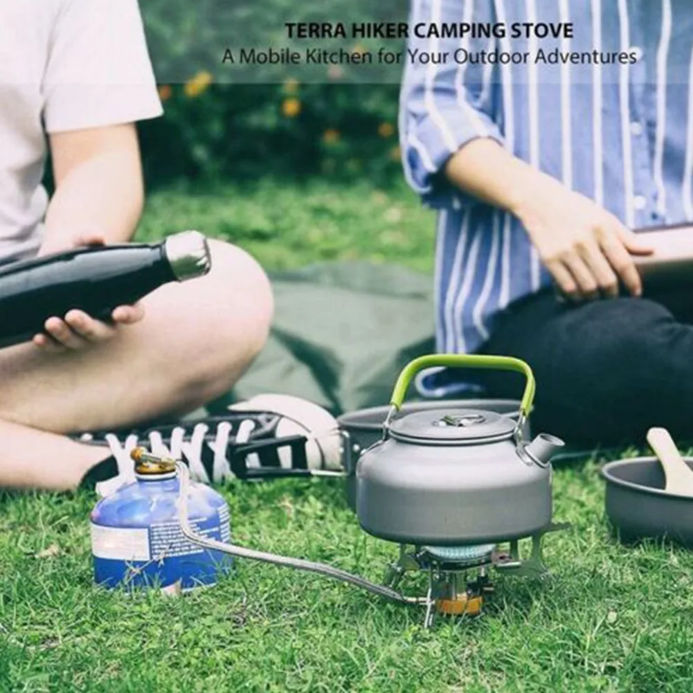 

3500W Folding Portable Gas-Burner Fishing Outdoor Cook Camping Picnic Cook Stove Saves Fuel Split Stainless Steel Outdoor Burner