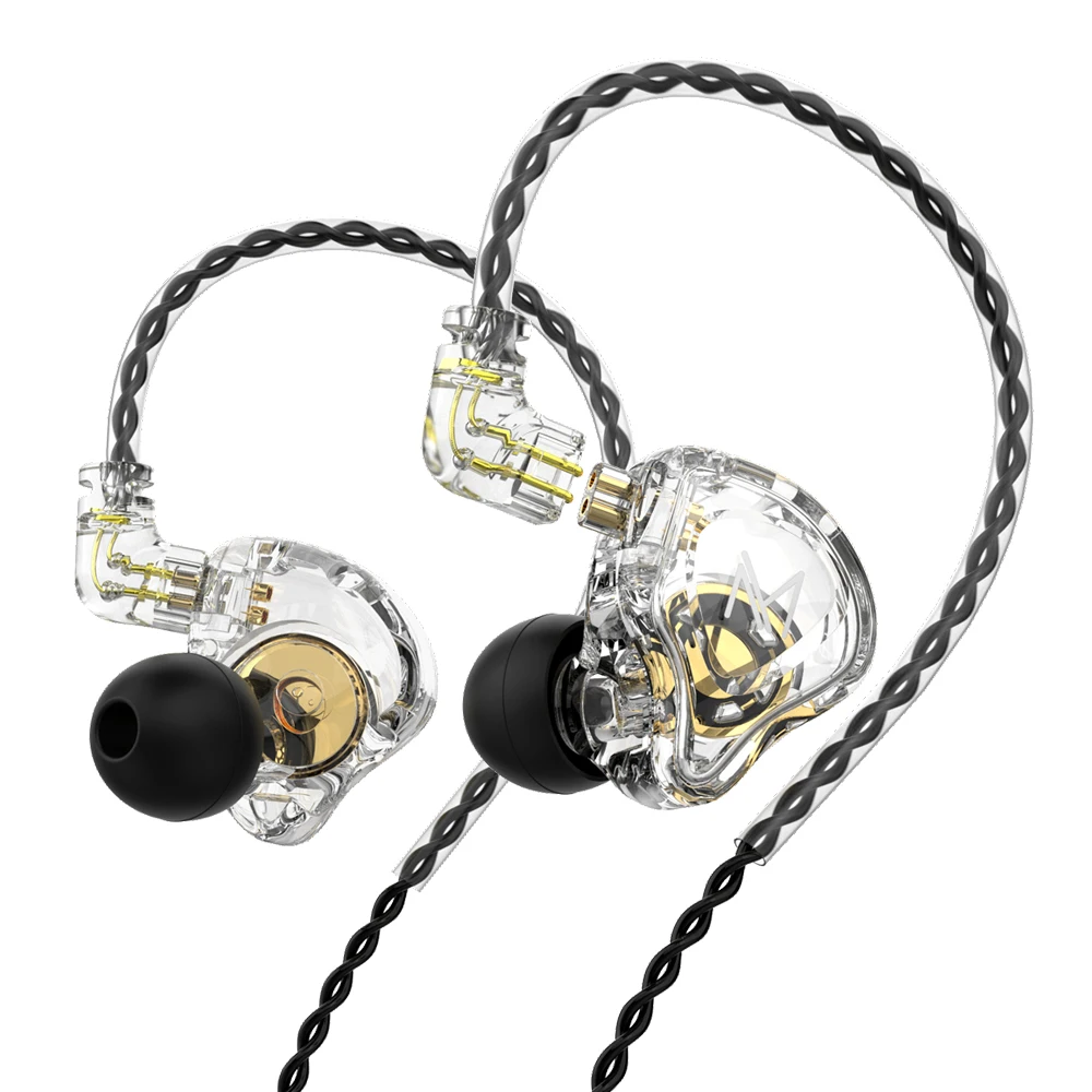 Наушники-вкладыши TRN MT1 Hi-Fi для диджеев мониторов динамические спортивные с