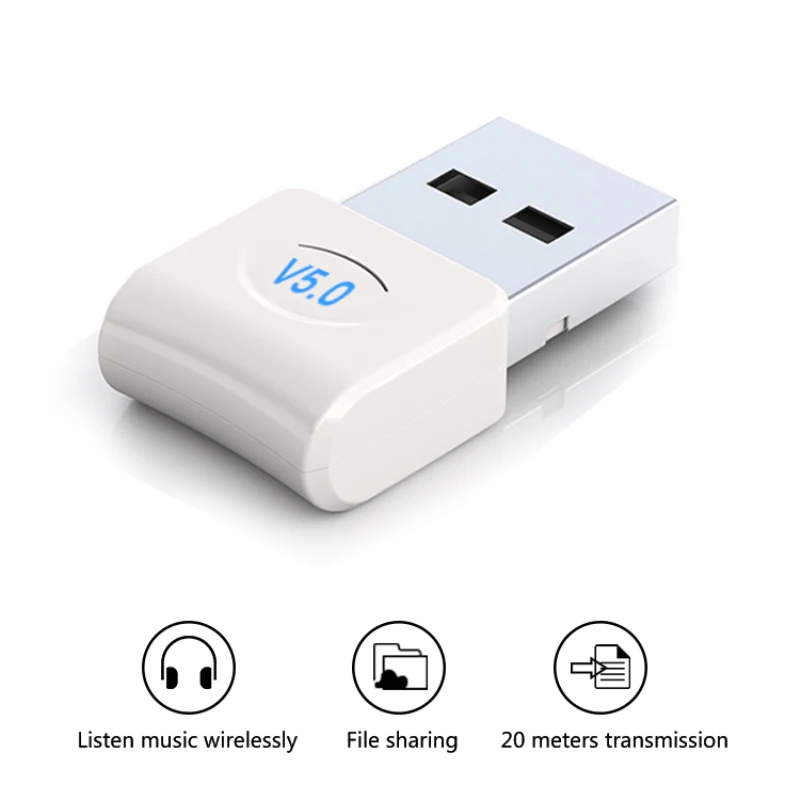 USB Bluetooth-адаптер совместимый с ПК 5 0 для компьютерного динамика Беспроводной Wi-Fi