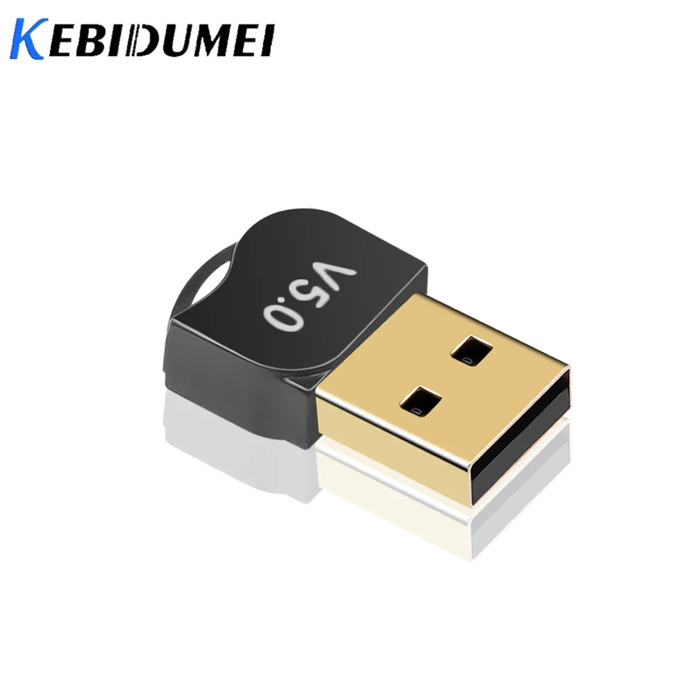 Kebidumei USB Bluetooth адаптер V5.0 Двойной режим беспроводной Dongles музыкальный звуковой