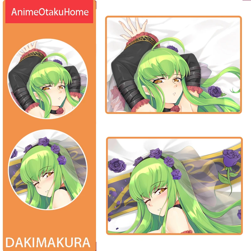 

Аниме код Geass C.C. Сексуальная Милая девочка, наволочка для подушки, обнимающая Подушка, чехол для Otaku, украшение постельного белья, чехол