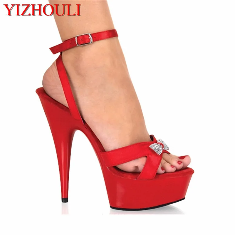 Большие размеры 34 46 красивые туфли со стразами и ремешком на щиколотке высоком