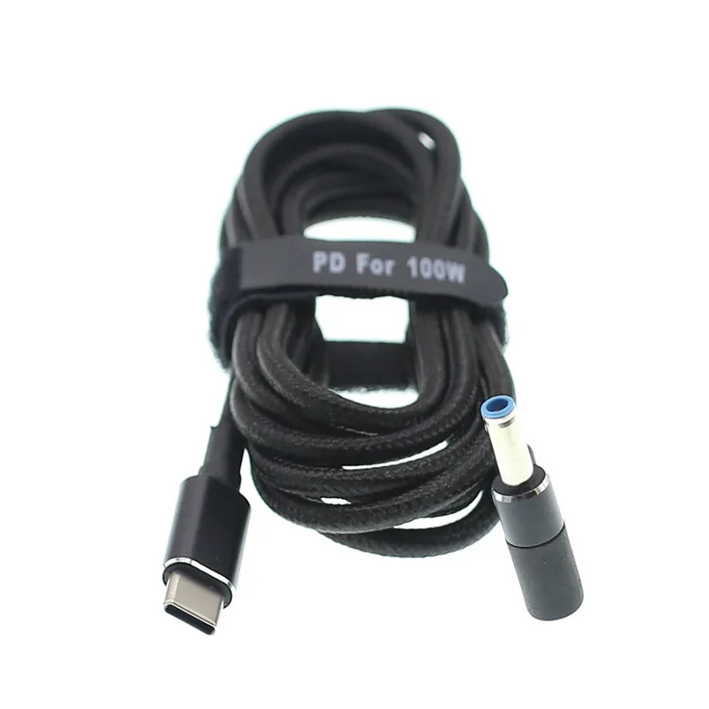 Сетевой кабель USB Type-C на 4 5*3 0 мм PD для HP Envy адаптер шнур 100 Вт 19 5 в 1 8 м | Компьютеры и