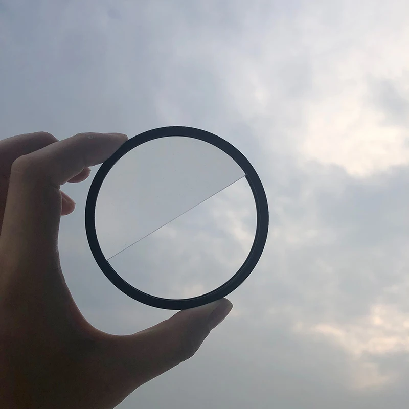 Split Dioptric Prism Focus Filter Half-Moon Mirror Half-Lens Magnifier Photography Foreground Blur SLR Accessories | Инструменты