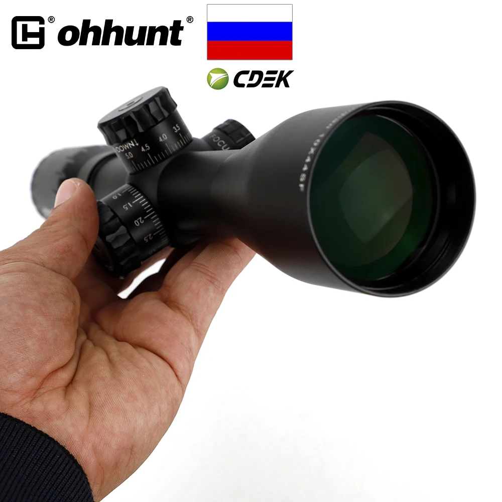 Отправка из России Ohhunt Guardian 10X44 SF фиксированное увеличение 10X прицел боковой