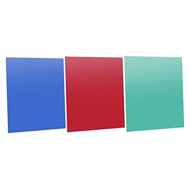 6 шт. гелевый фильтр прозрачный Цвет пленка Пластик листы корректирующий гель