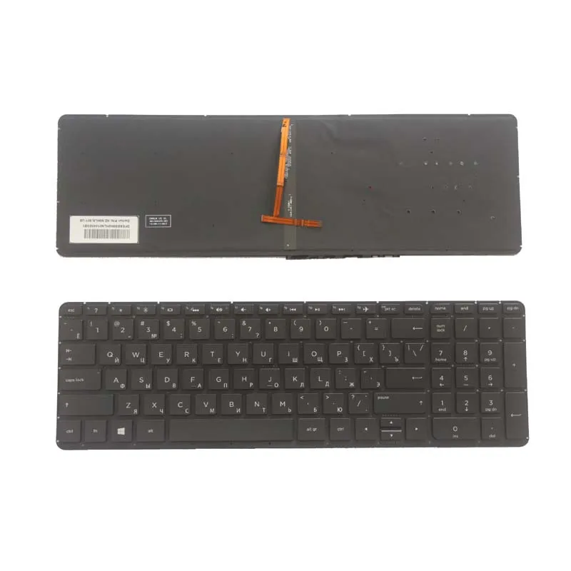 Новая русская клавиатура для HP Pavilion 15-P 17-F 17-F07 17-F115 15-p012st 15-p014st 15-p015st 15-p017st RU черная с