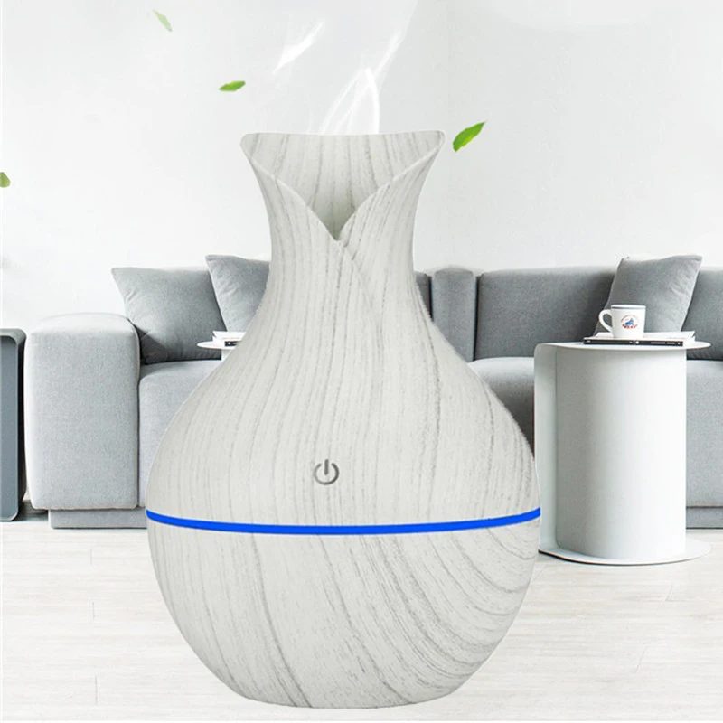 Мини USB Электрический аромадиффузор 130 мл деревянный ультразвуковой увлажнитель