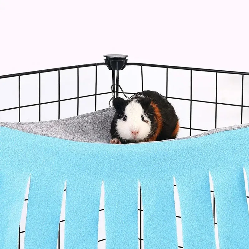 guinea pig house bed cage for hamster rats rodents ferret chinchilla bed nest tassel strip pet tent hideout hamsters accessories free global shipping