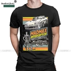 Мужские футболки Mad Max V8, перехватчик, новинка, футболка из чистого хлопка, футболки с коротким рукавом, с рисунком из фильма фурии, воина, Тома Харди, машины