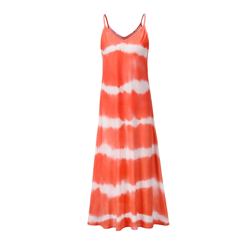 

VANOVICH Spring and Summer 2021 Women Dress Sleeveless New European Ladies Dress Printed Fashion Cotton Women Clothing