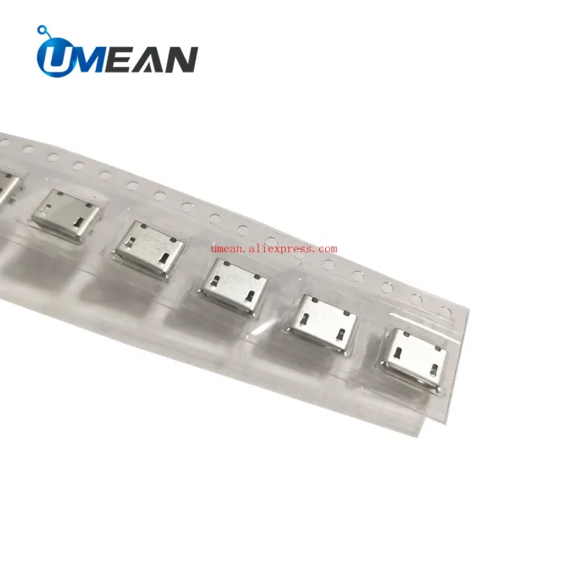 10 шт./лот гнездовой разъем Micro USB 5Pin SMD microusb Jack DIY PCB сварочная розетка для мобильный