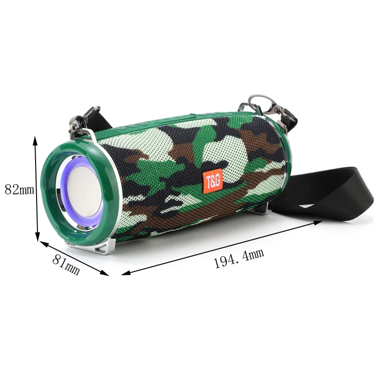 Портативная Bluetooth-Колонка T &amp G TG192 со светодиодсветильник | Электроника