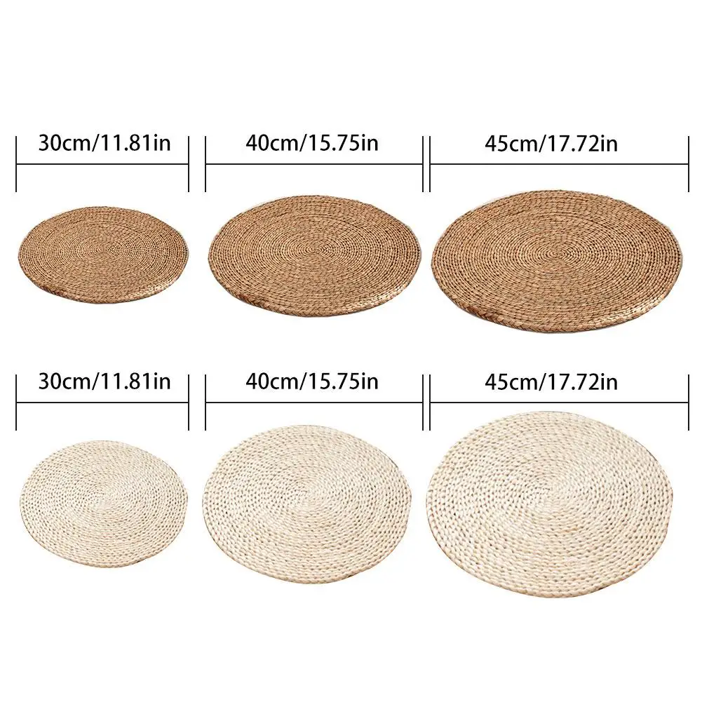 30/40/55 см Чай церемонии соломы матрац татами медитация матрас из ротанга Cattail