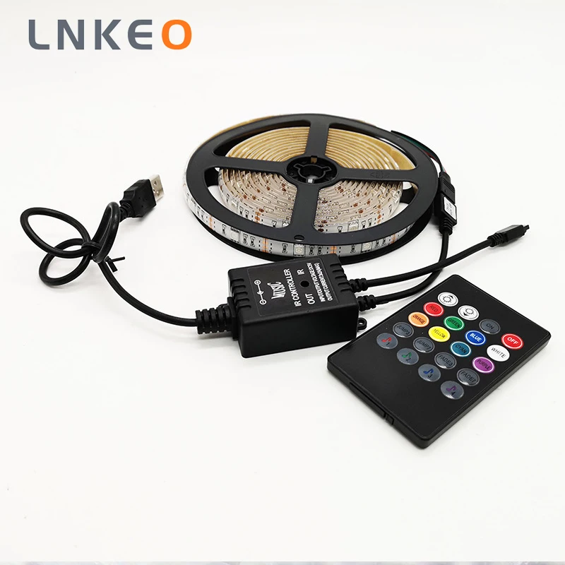 Лента светодиодная LNKEO с USB 5 в пост. Тока 1/2/3/4/5 м|Светодиодные ленты| |