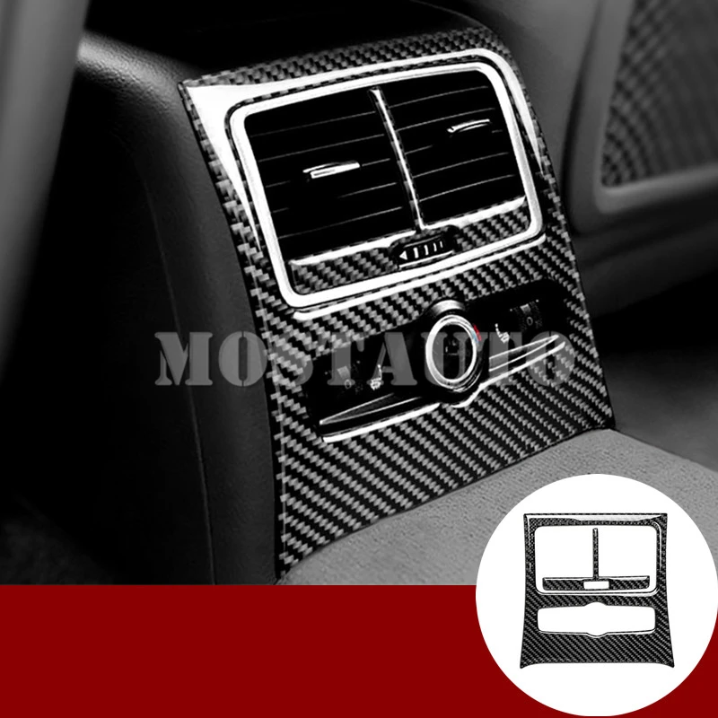 

Отделка для консоли Audi A6 S6 из углеродного волокна, 2005-2011, 2 шт.