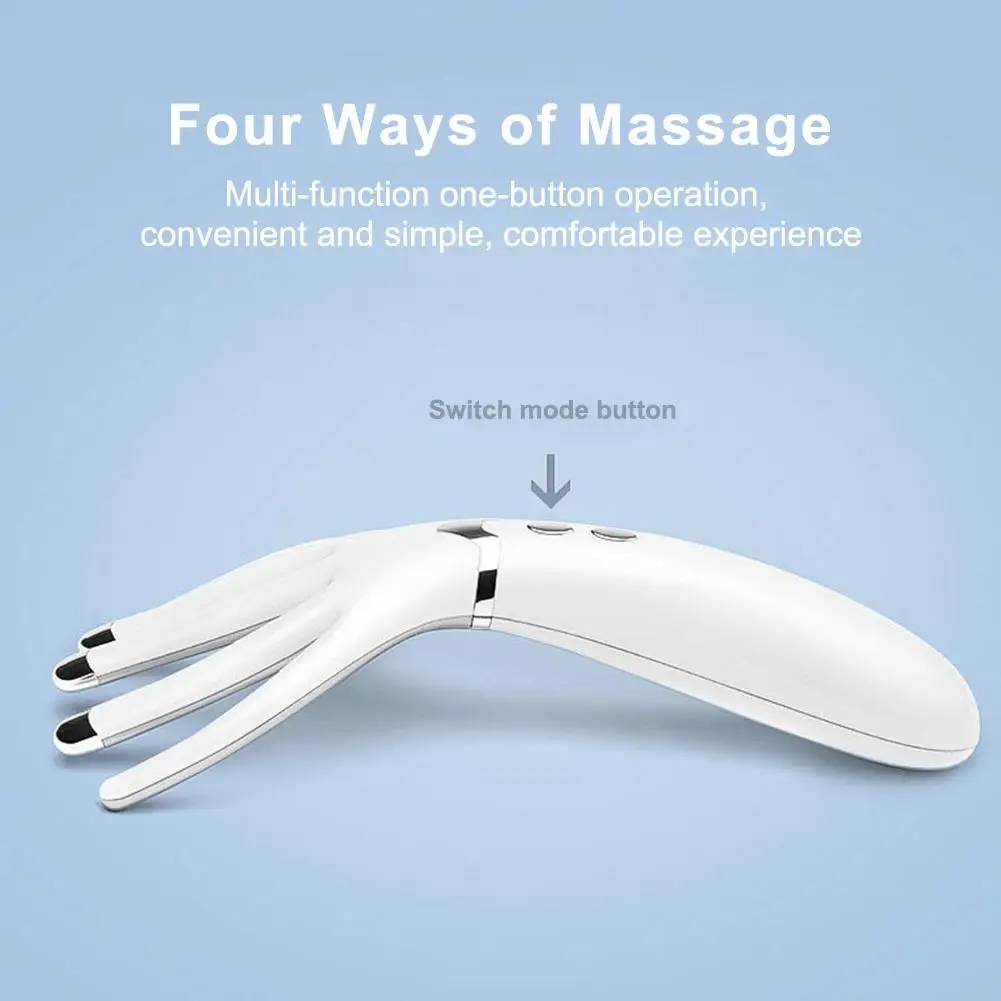 USB мини-массажер для головы многофункциональный нагревательный массажер шеи