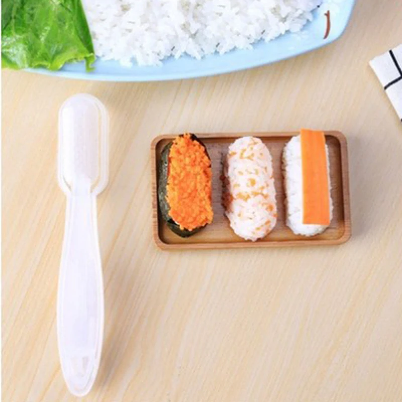 

Nigiri Sushi Grinding Tool Sushi Model Tool Making Japanese Food Rectangular Rice Ball Mold Hand Grip Press Pack