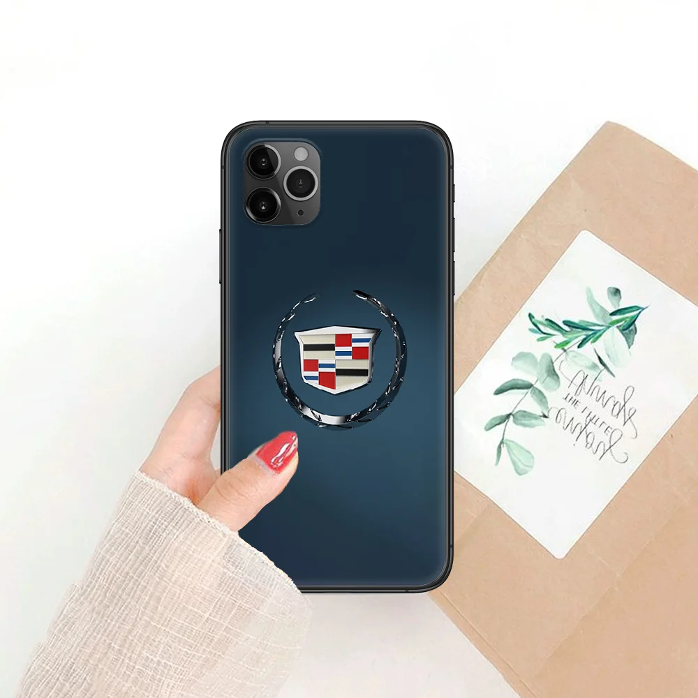 

Sports Car Cadillacs Phone Case Cover Hull For iphone 5 5s se 2 6 6s 7 8 12 mini plus X XS XR 11 PRO MAX black soft prime luxury