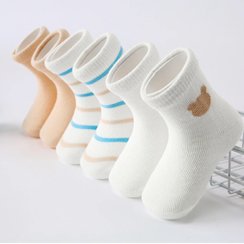 Детские мягкие Носки с рисунком лотоса 3 пары/партия весна осень детские носки