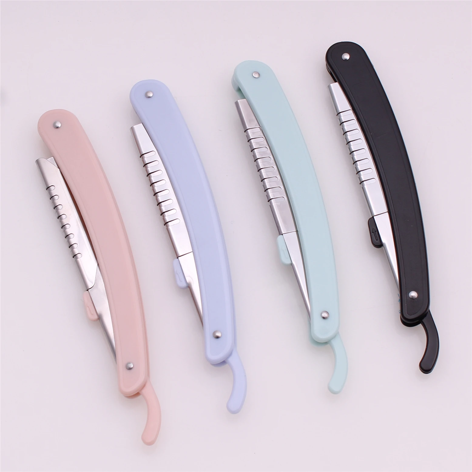 Безопасные бритвы для стрижки волос Парикмахерские ножницы прореживания 1 шт. + 10