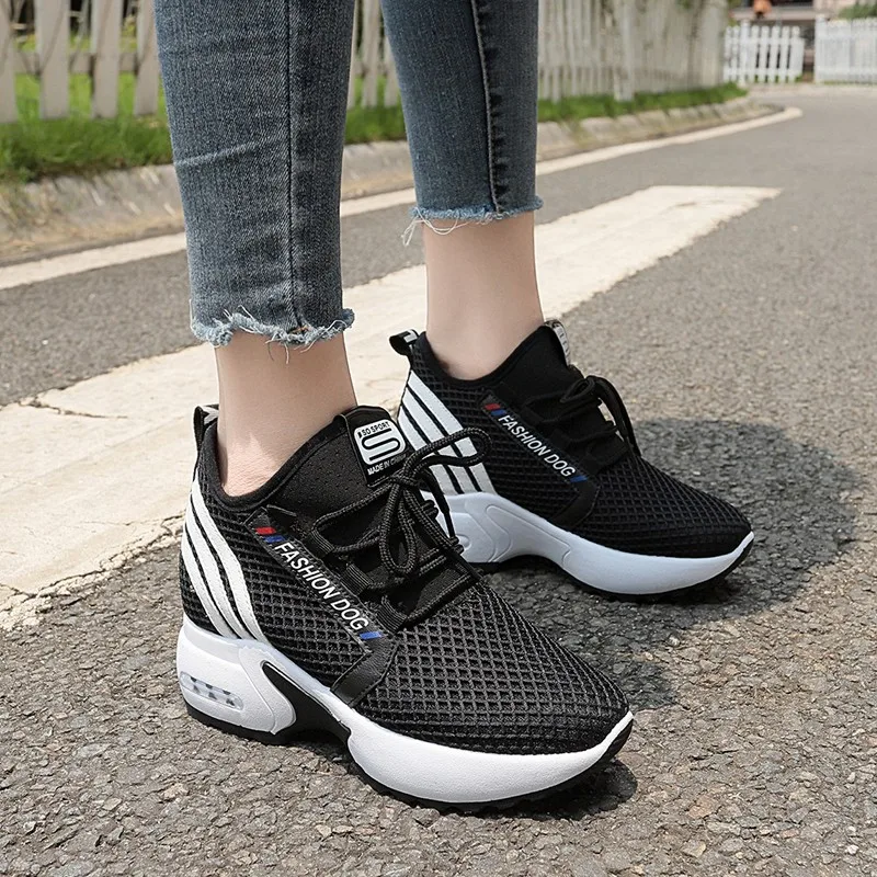 Women Tennis Shoes Tenis Feminino Sneakers Chaussures Femme Increase Lady Outdoor Jogging Fitness Training Sport 0 | Спорт и