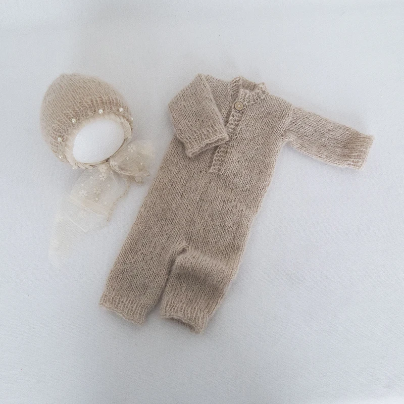 Комплект комбинезонов с капюшоном для новорожденных Реквизит фотосессии