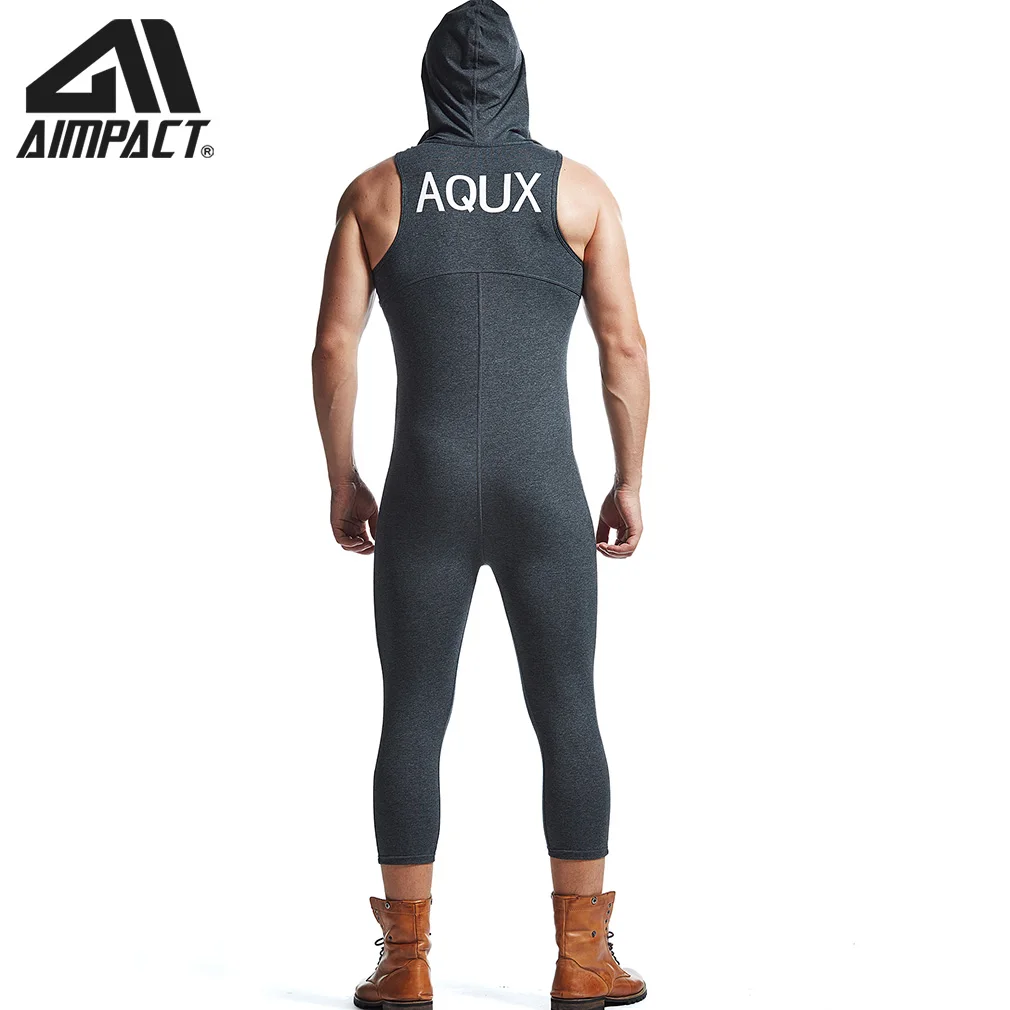 Мужской цельный комбинезон пижама на молнии спортивная одежда боди со шлейфом