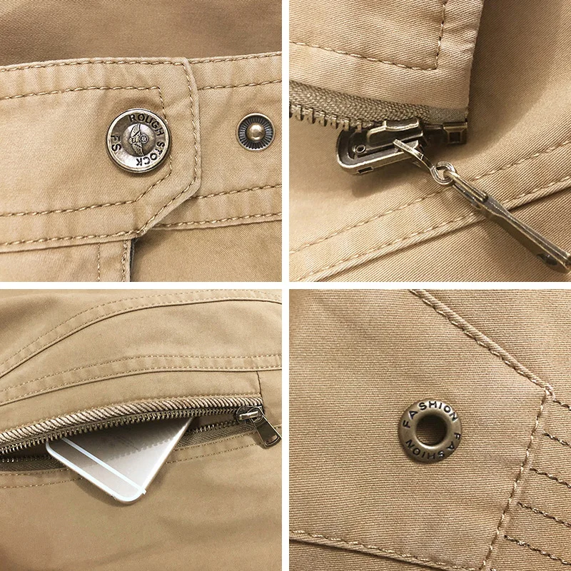 Куртка мужская двусторонняя 2020 хлопок на весну осень|Мужские куртки| |