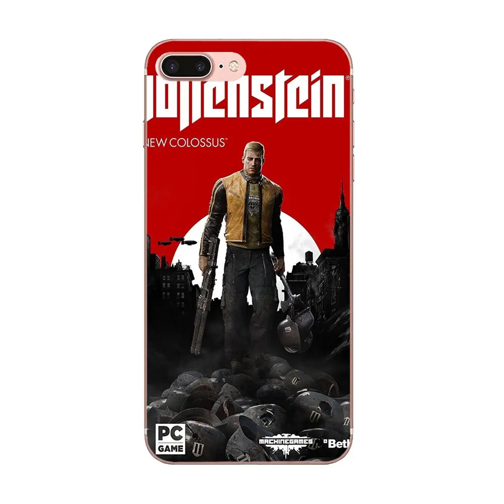Игровой Wolfenstein 2 Новый Coque из мягкого ТПУ для Xiaomi Redmi Note 3S 4 4A 4X5 5A 6 6A Pro Plus | Мобильные
