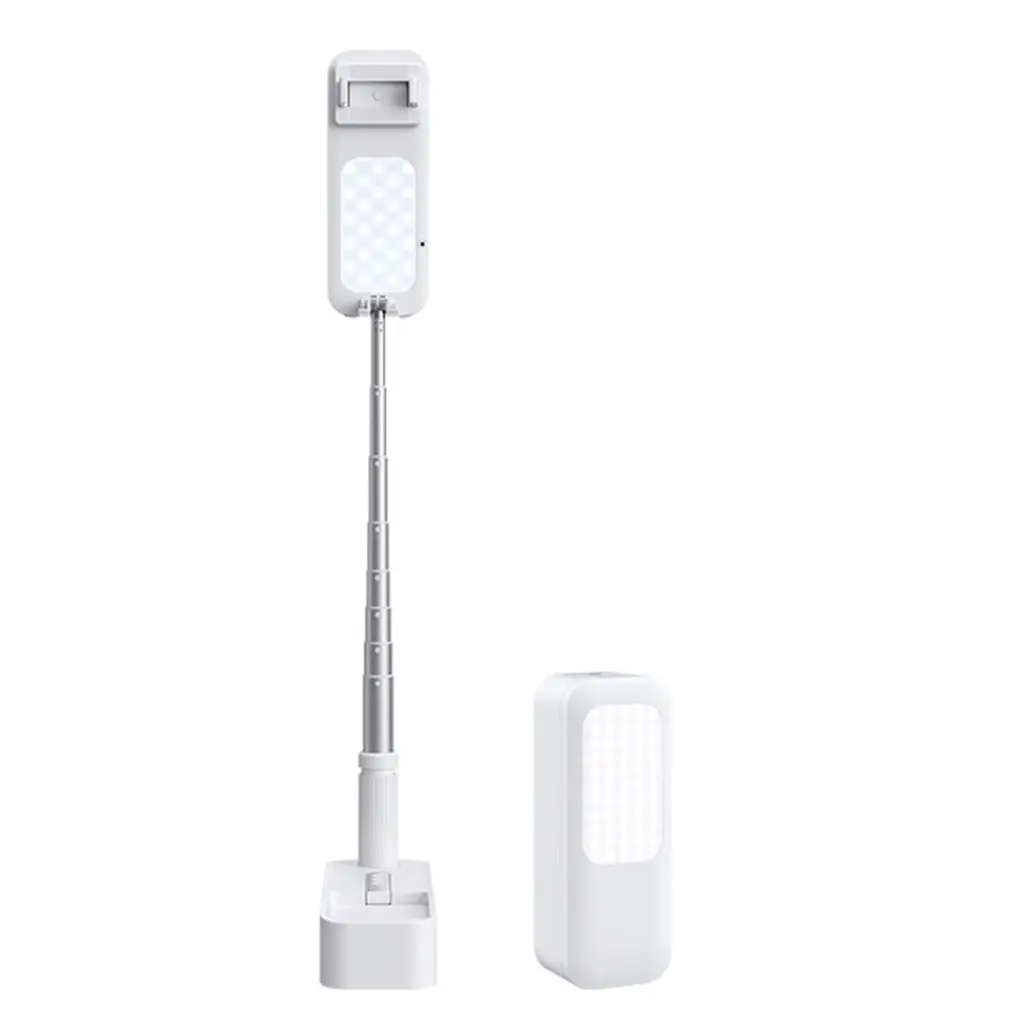 

Подставка-держатель для телефона с беспроводной светодиодной подсветильник кой с регулируемой яркостью для селфи лампа для макияжа видео ...