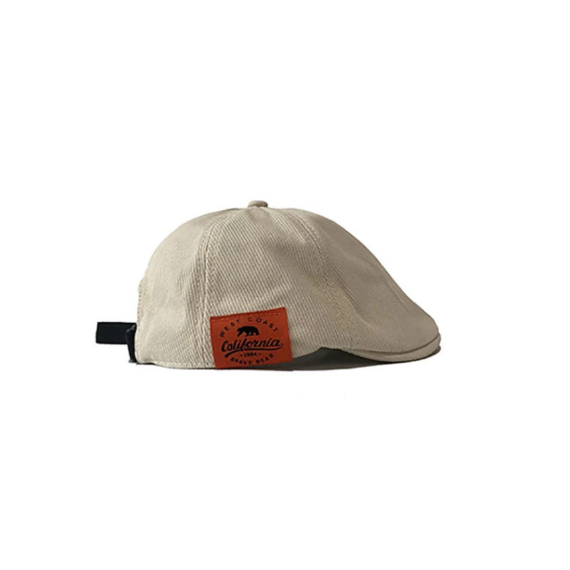 Кепка с короткими полями для мужчин и женщин классический хлопковый берет в
