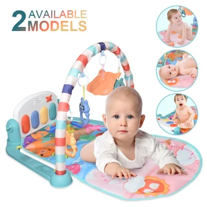 baby gym toy play mat with piano keyboard lullaby developmental sensory infant toys crawling activity rug baby toys 0 12 months free global shipping