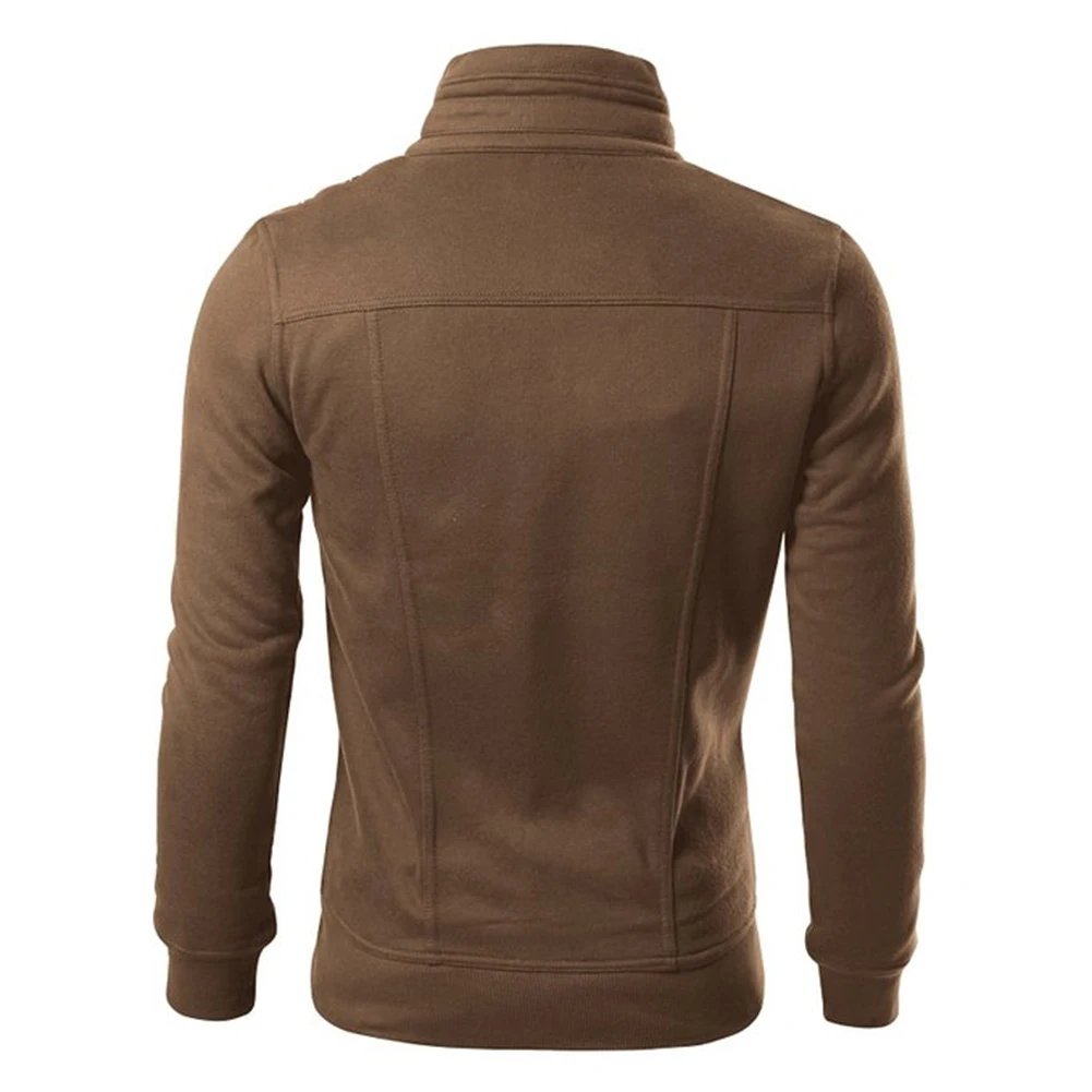 2019 осенне зимняя мужская куртка Мужское пальто теплая Повседневная на молнии