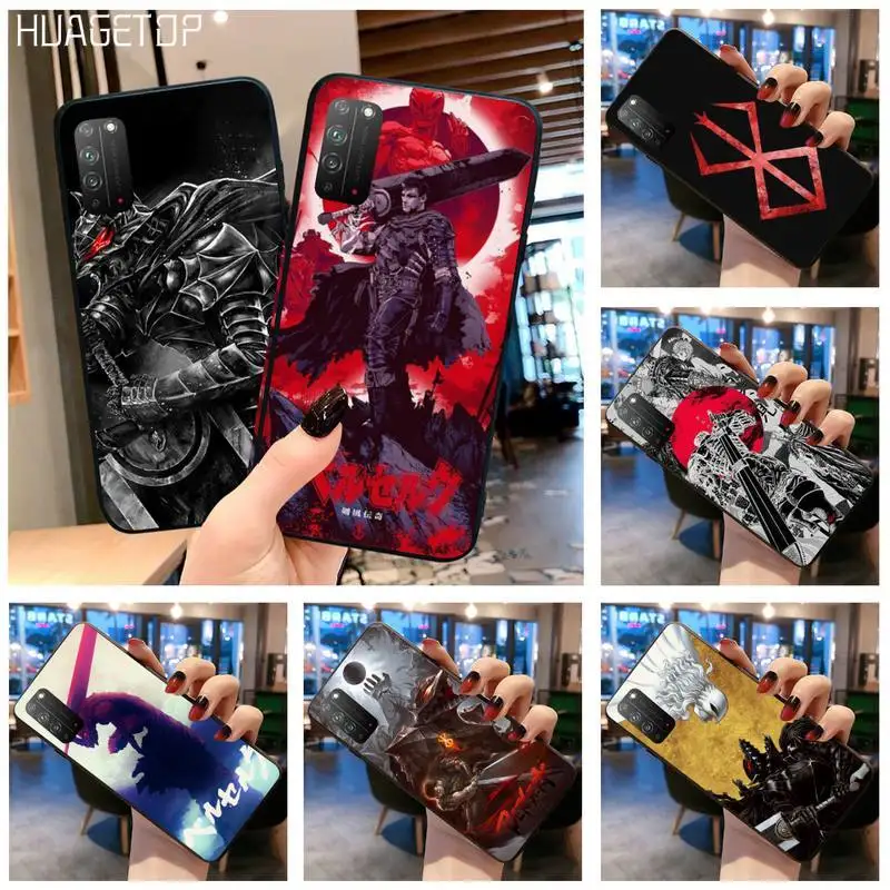 

HUAGETOP Berserk Anime Guts Griffith Luxury Unique Phone Cover for Huawei Honor 30 20 10 9 8 8x 8c v30 Lite view pro