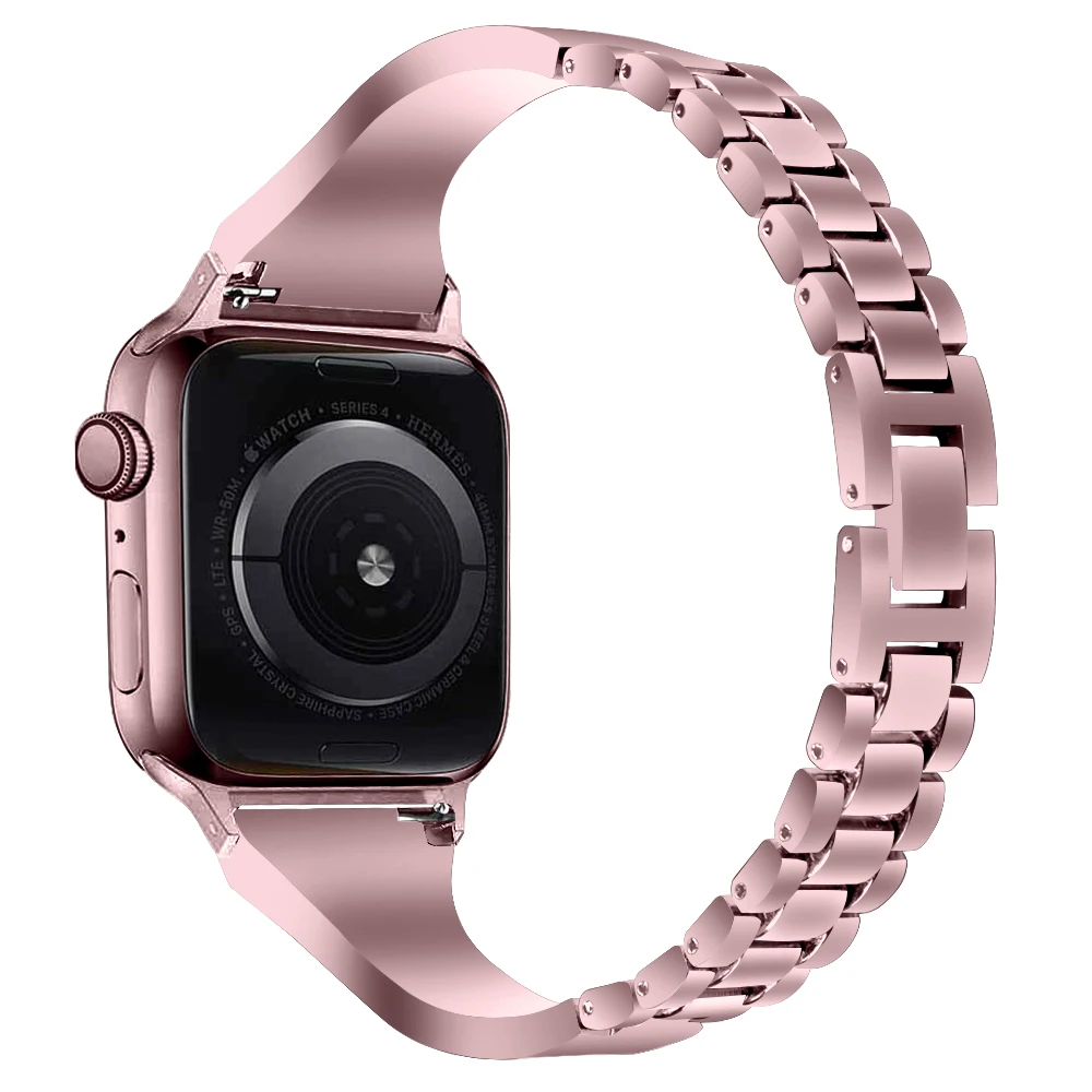 Браслет из нержавеющей стали для Apple Watch Band Series 1 2 3 4 5 38/40 мм 42/44