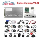 Онлайн Carprog V8.2 V10.93 полный адаптер с генератором ключей Автомобильный Prog для подушки безопасностирадиоIMMOECU Программатор инструмент для ремонта автомобиля