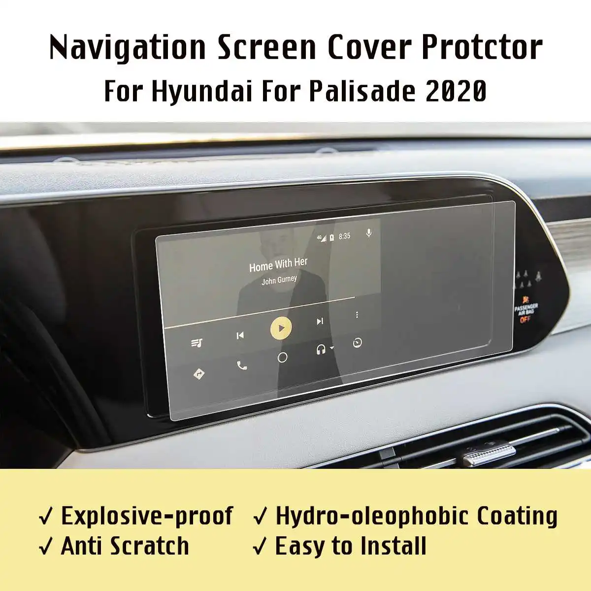 Автомобильный навигатор Экран протектор Защитная пленка из закаленного стекла