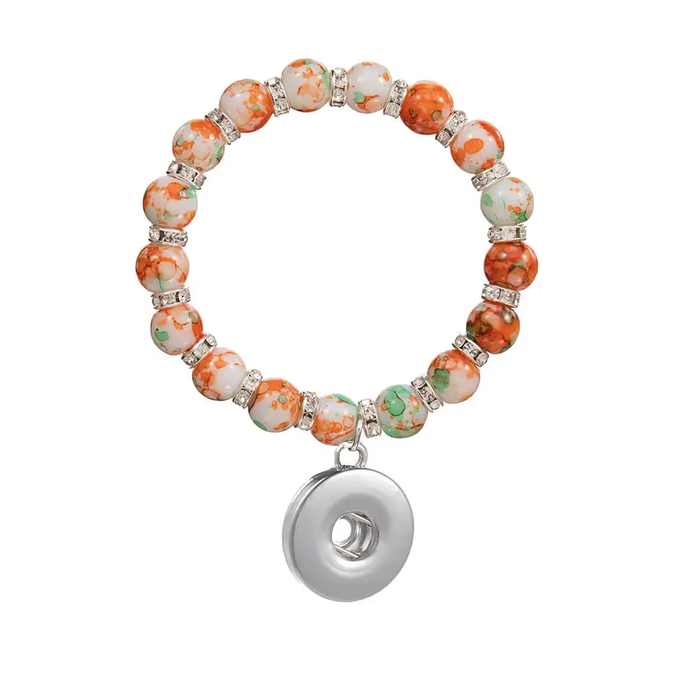 Стразы бусины стеклянные 18 мм оснастки браслет с кнопками для маленькой девочки