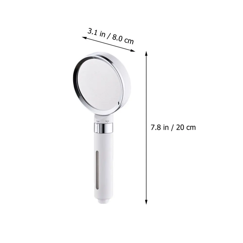 

1PC SPA Beauty Anion Shower Sprayer Filtering Spray Head (White)