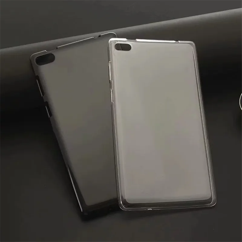 Чехол для Lenovo Tab7 Essential защитный черный прозрачный простой мягкий чехол из ТПУ Для